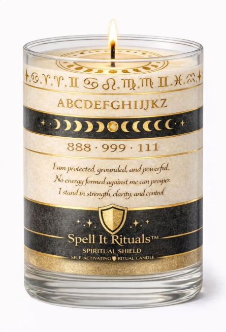 Spiritual Shield candle